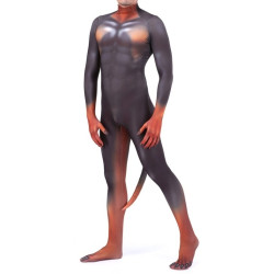 CosplayDogs Combinaison Cosplay Doberman Noire et Feu